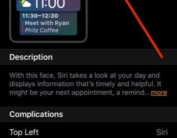 Come impostare Siri Face su Apple Watch