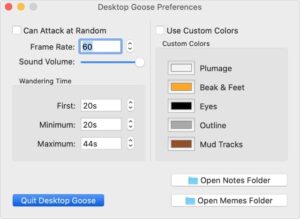 delete desktop goose