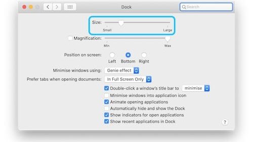 Come personalizzare il Dock in macOS