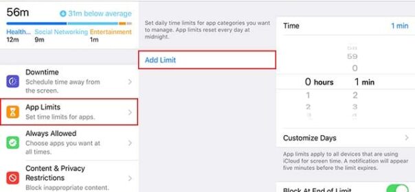 Come utilizzare il tempo dello schermo per "bloccare" le applicazioni più sensibili