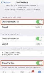 Notifiche WhatsApp Dettagli del mittente mancanti su iPhone, How-To Fix