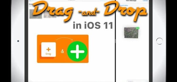 Trascina e rilascia il tuo iPad e iPhone con iOS 11, How-To