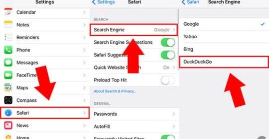 Come cambiare il motore di ricerca predefinito in DuckDuckGo su iOS e macOS
