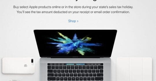 È possibile acquistare un nuovo dispositivo Apple senza alcuna imposta sulle vendite?