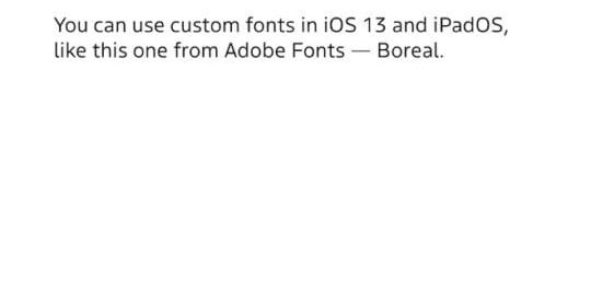 Iniziare a utilizzare i font personalizzati in iOS 13 e iPadOS
