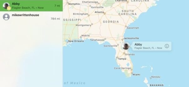 Usa l'applicazione Trova il mio Mac per trovare i tuoi amici e i tuoi dispositivi
