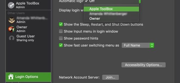 Come disattivare la password di accesso su Mac