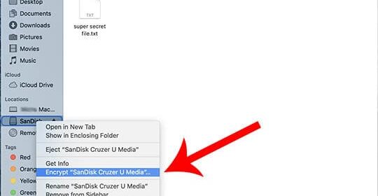Come crittografare facilmente le unità USB su macOS
