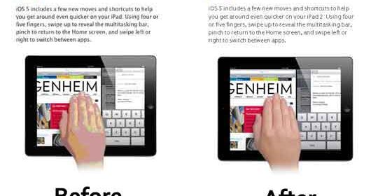 Come attivare iOS 5 Gesti multitasking per iPad 1