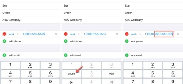 Come comporre automaticamente un'estensione su iPhone