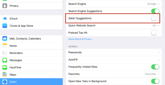 Safari Crashing dopo aver digitato sulla barra di ricerca - iOS 9.2.1