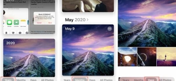 Visualizzare, ordinare e cercare le foto per data su iPhone e iPad