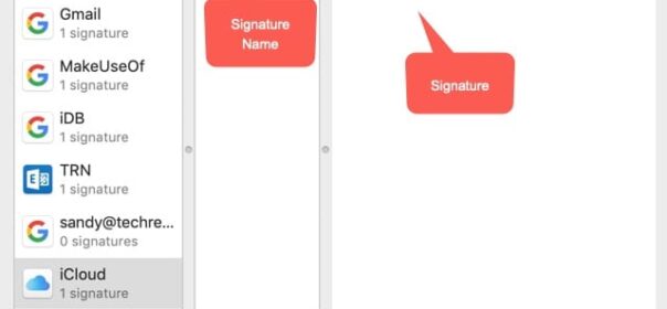 Come aggiungere le firme e-mail per account nella Mail App