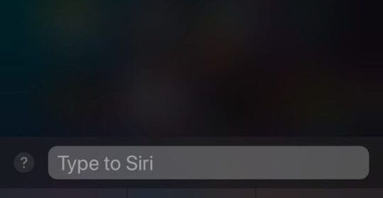 Come digitare a Siri in iOS 11