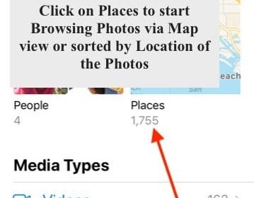Come trovare le foto nelle vicinanze in iOS 12